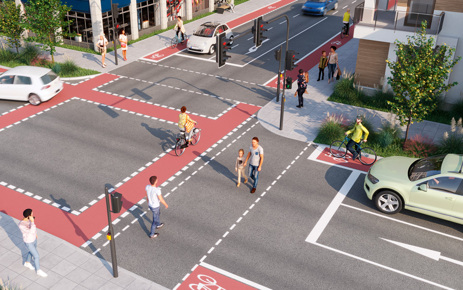 Das Radverkehrskonzept wird ergänzt durch smarte Radboxen und die Planung von Mobilitätsstationen